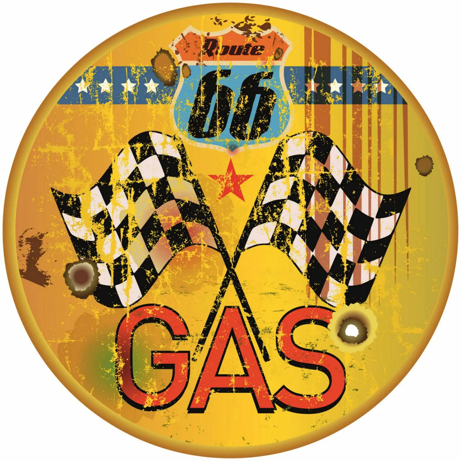 

Retro Aufkleber Gas Old School Motorcycles Sticker Race Retro Vintage