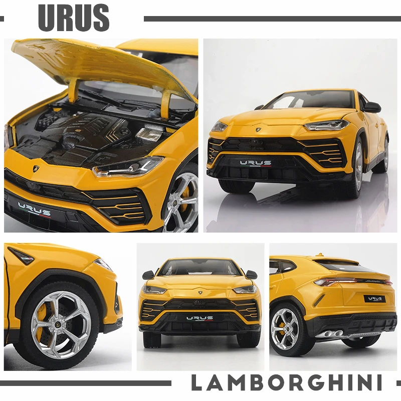 WELLY 1:24 Lamborghini Bison urus автомобиль модель спортивного автомобиля из сплава литый