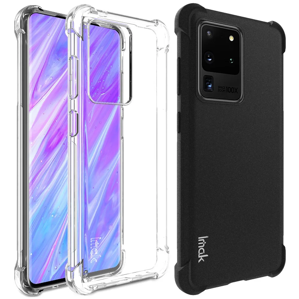 Чехол-накладка IMAK Для Samsung Galaxy S20 Ultra Plus FE из мягкого ТПУ прозрачный - купить по