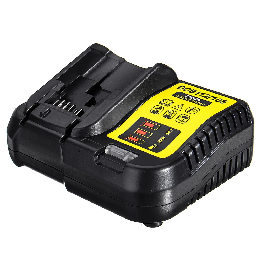 Портативное Сменное зарядное устройство Mini DCB112 Li Ion для Dewalt 12 В 14 4 18 в литиевые
