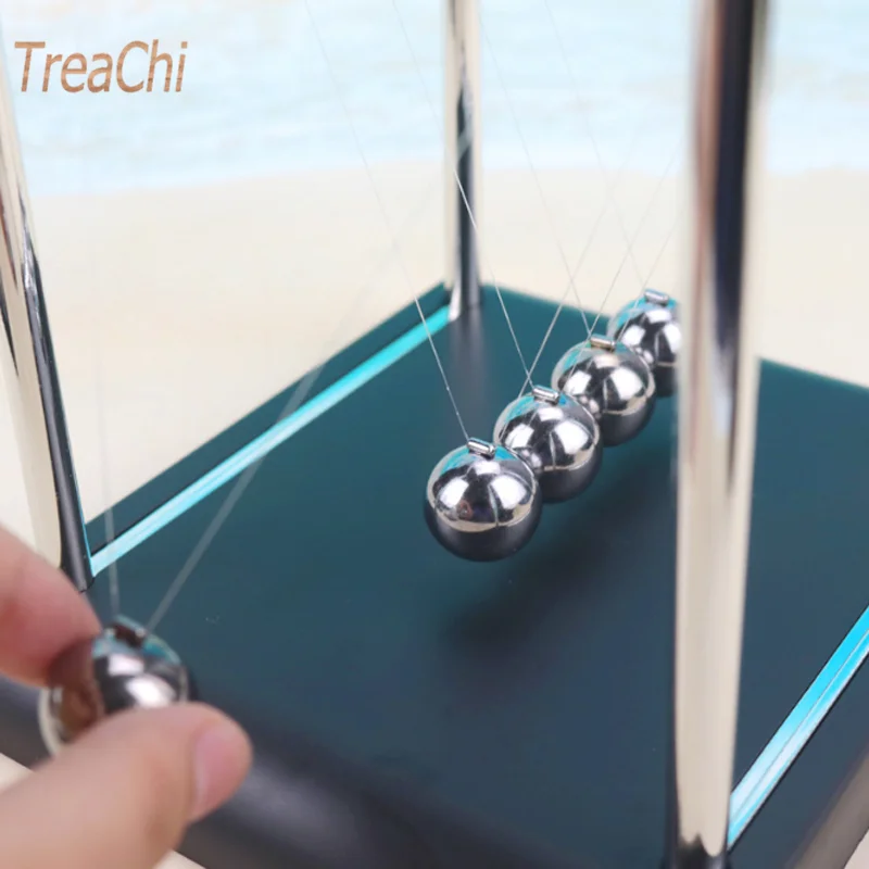 Квадратное дно Ньютона качели бильярдный сенсорный шар из нержавеющей стали