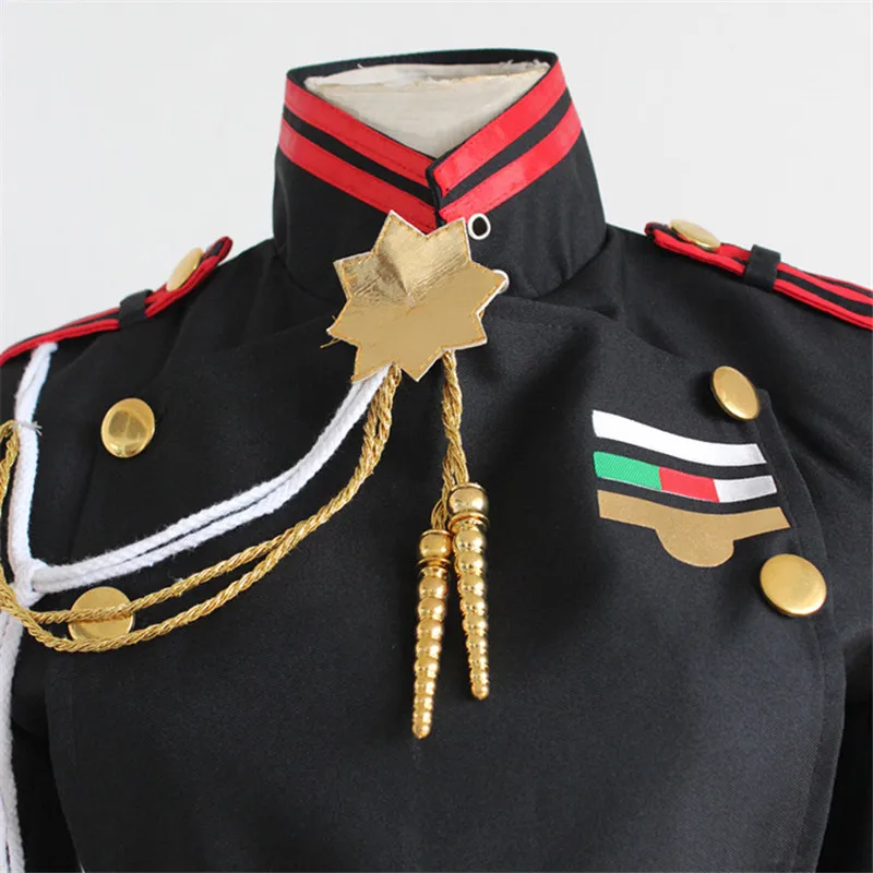 Косплей Аниме сераф из Конца Owari No Serafu косплэй костюм Guren Ichinose военная униформа