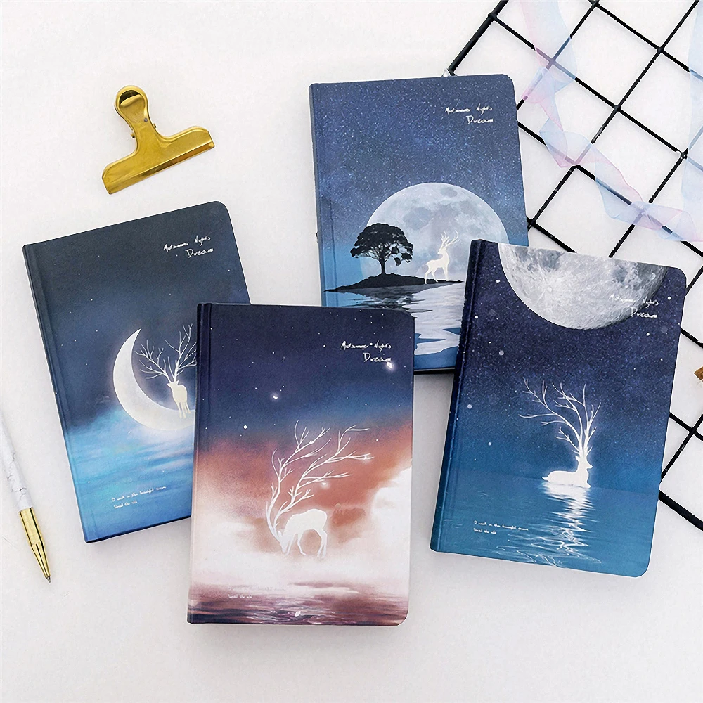 

1 шт., детский светящийся блокнот со звёздным небом