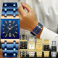 wwoor 2022 new fashion blue mens watchs top brand luxury clock business dress waterproof quartz wristwatch men relogio masculino