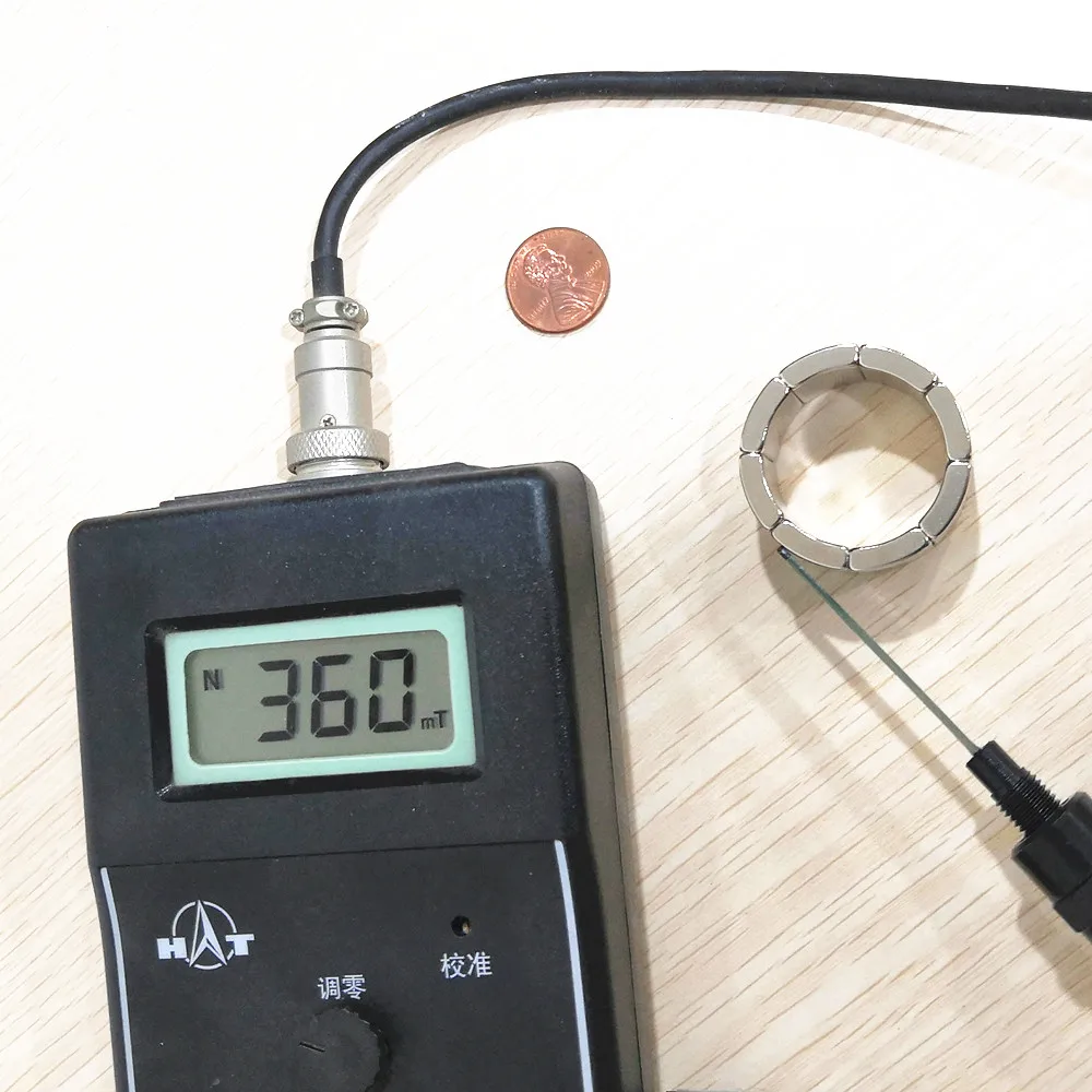 NdFeB магнит дуги OD36xID28x45degx20mm N42H двигателя для генераторов ветряная турбина