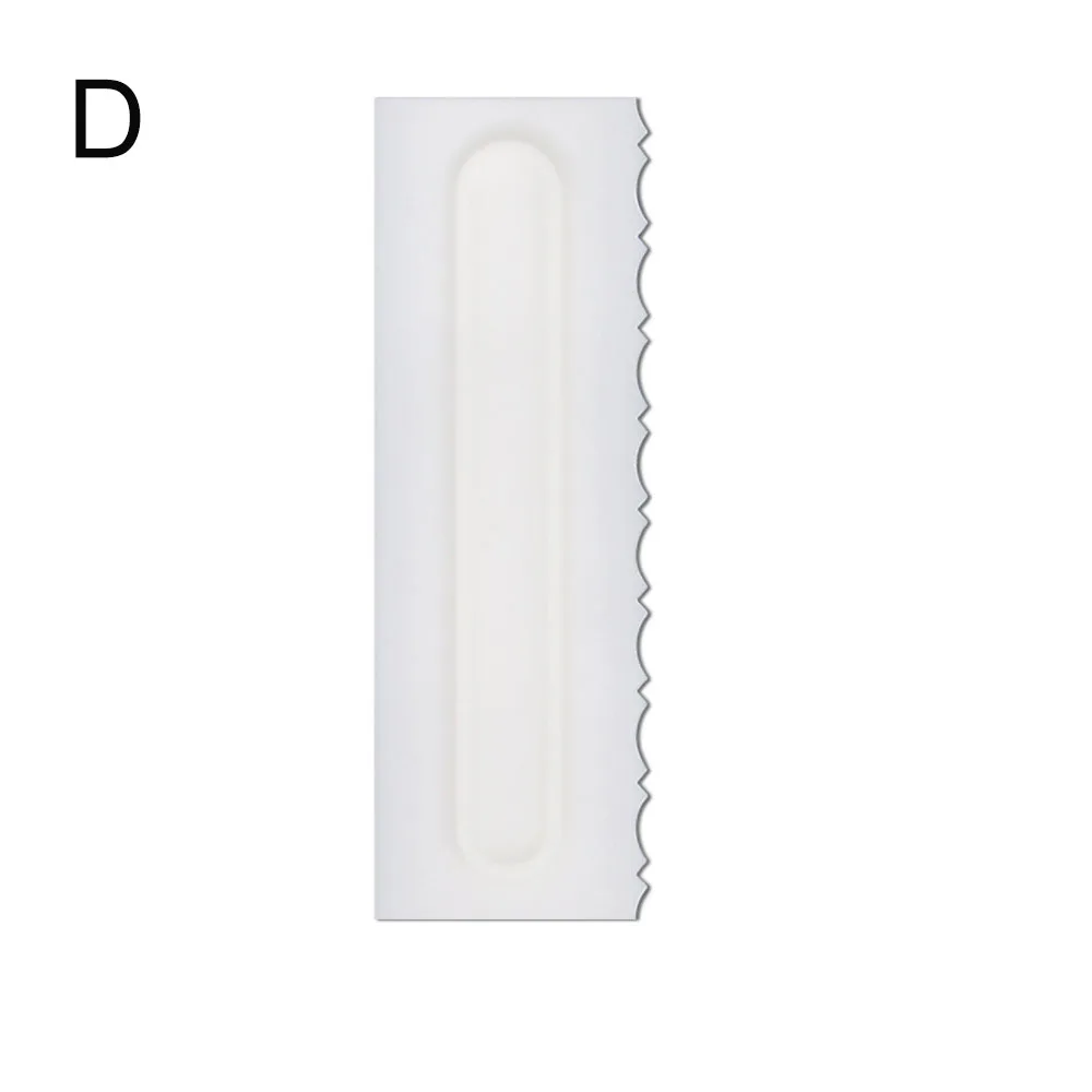 4 шт./компл. Расческа для выпечки тортов скребок гладкий крем украшения ГРЕБЕНКА