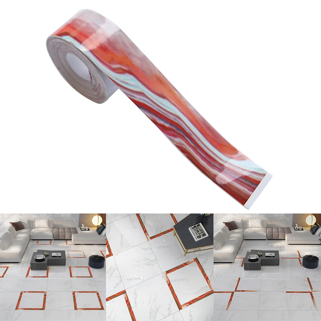 Домашний декор 5 м * 2 см зазор водонепроницаемая фольга лента золотой серебряный