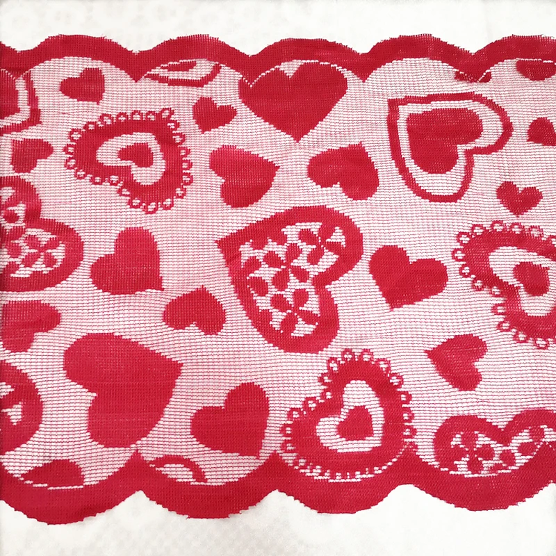 

Красное сердце скатерти полиэстер любовь на День святого Валентина Свадьба современный стол кружевная ткань скатерти вечерние SUB Sale