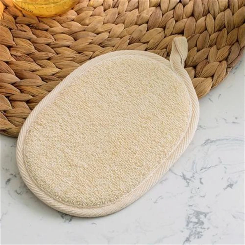 1 шт. натуральная щетинная щетка для тела Loofah эффективная отшелушивающая ванны