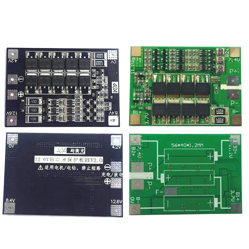 Защитное зарядное устройство BMS 3S балансир на аккумуляторах 18650 40A 50A 3 2 в 7