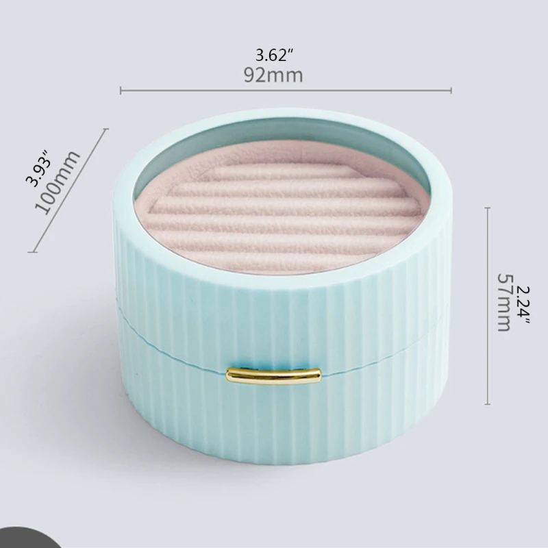 

Jewelry Storage Box Small Jewelry Storage Box Ladies Earring Holder 2 Tier Travel Jewelry Tray Box for Bracelets Rings