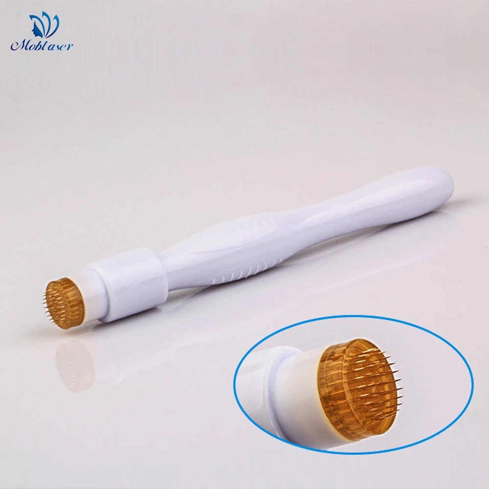 мезороллер для лица с иголками Титановая микроигла роликовый Дерма ролик борода