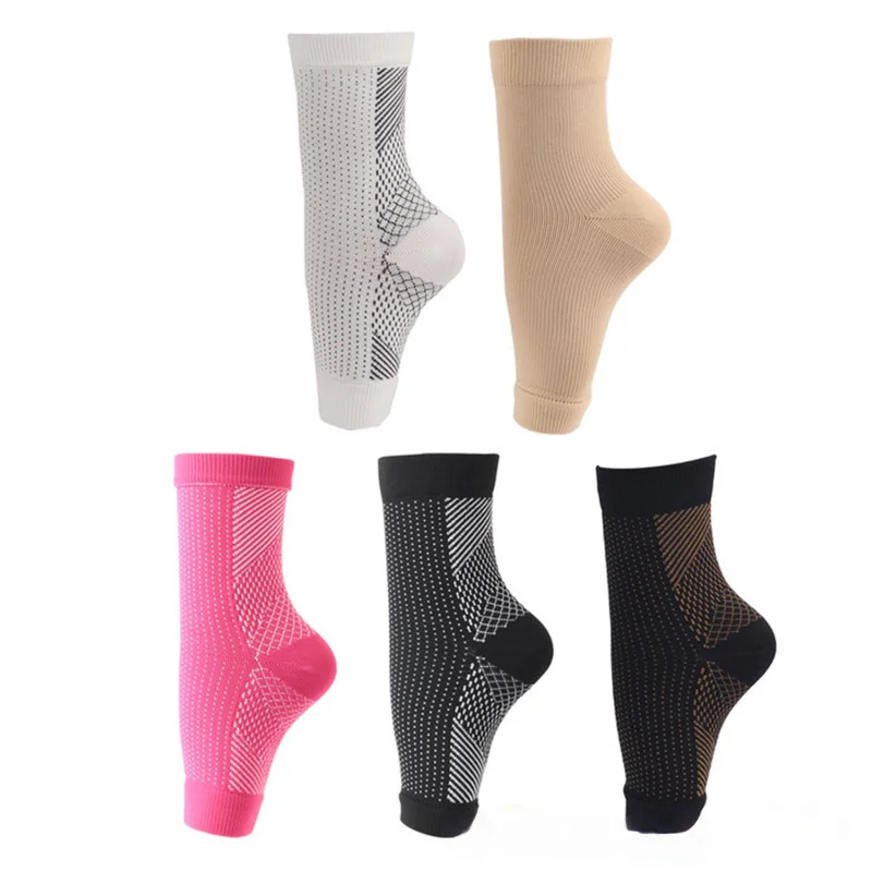 

Ankle guard socks set Compression stockings Cycling Football sport Compression nursing running nylon high trend socks