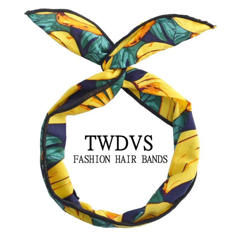 Женская повязка на голову с перекрестным бантом шифоновые аксессуары для волос