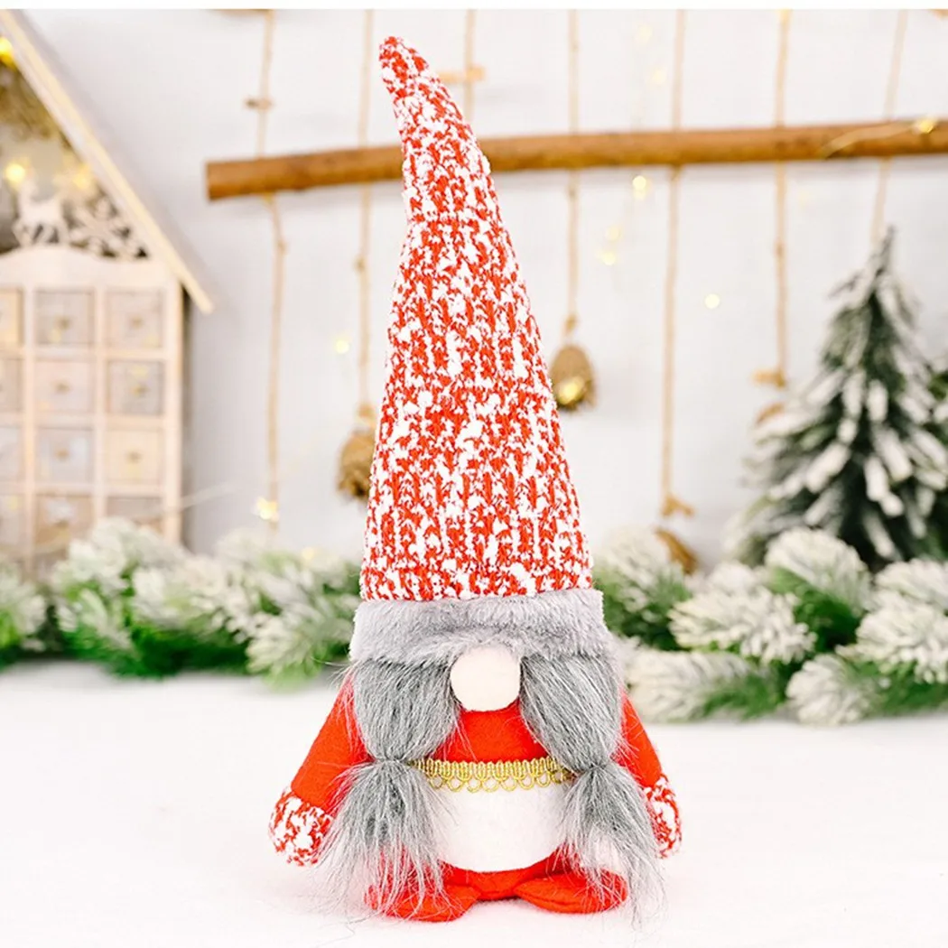 

Deluxe Santa Gnomes Gonks Christmas Decorations Faceless Doll Christmas Tree Pendant Hanging New Year Navidad Natal Gift 2022