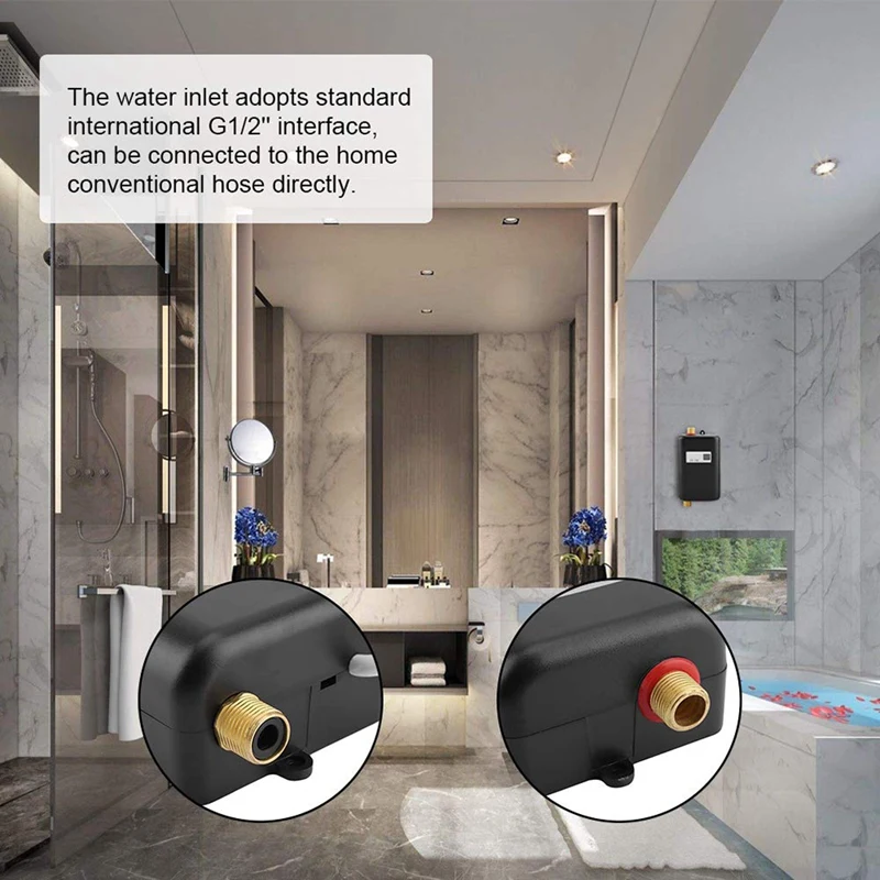 Мини-электрический водонагреватель 3800 Вт мгновенный Электрический для душа 3