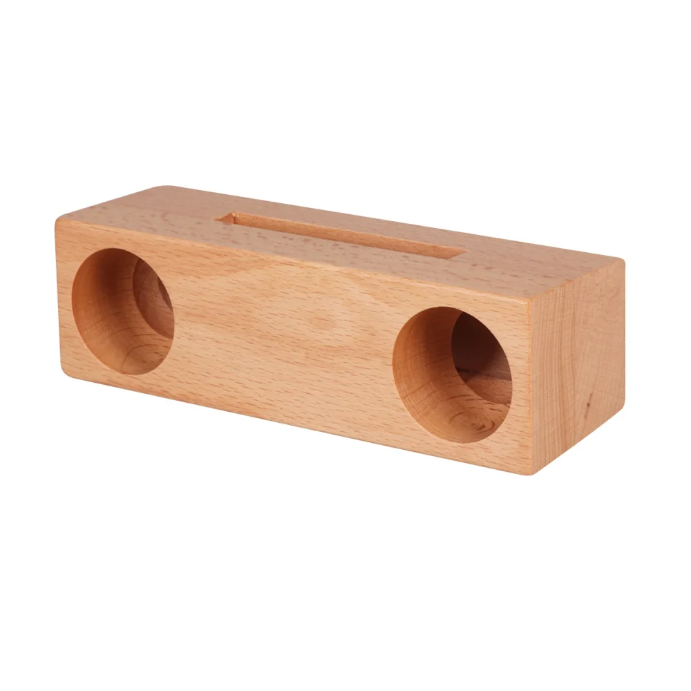 vertical wood mobile phone holder simple vehicle mounted phone amplifier stand portable table sound louder free global shipping