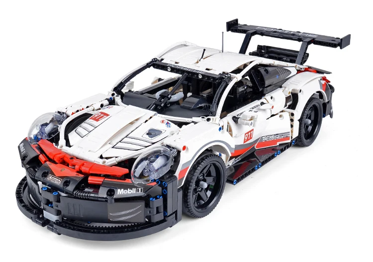 DHL 20097 Technic Car Series 42096 Белый Супер Скоростной автомобильный набор Строительные блоки Набор для сборки кирпичей игрушки детские рождественские подарки