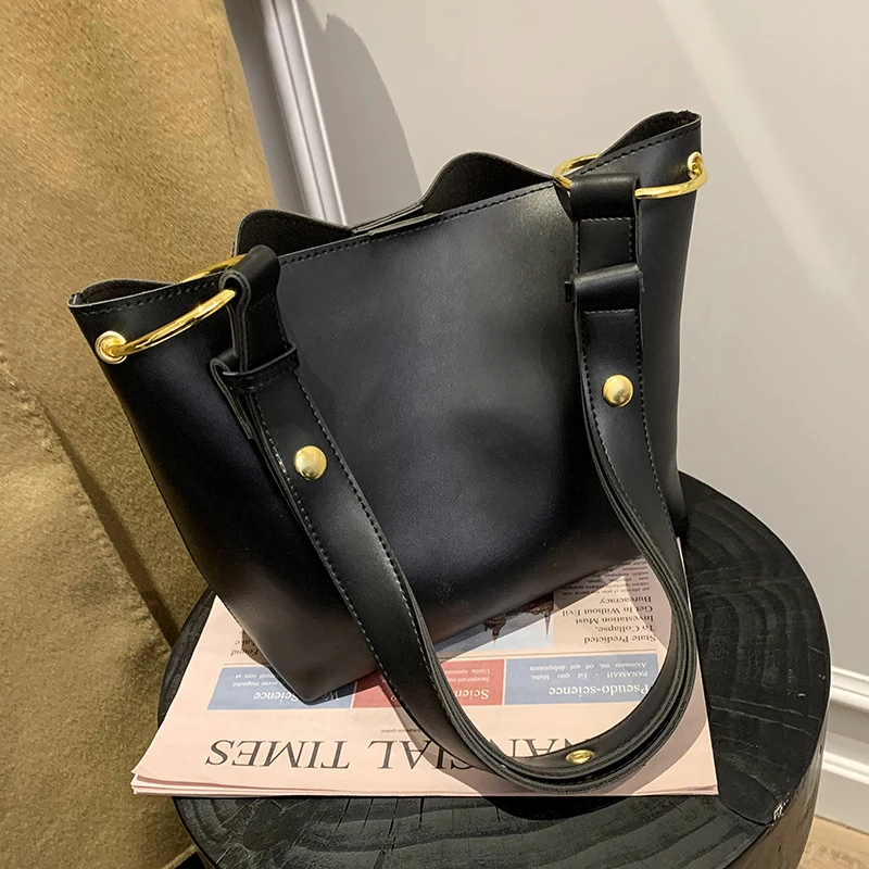 

2021 New Woman Handbag Large Capacity Shopping Bag Fashion High Quality Shoulder Bag Female PU Tote Bag Luxury Designer Handbags