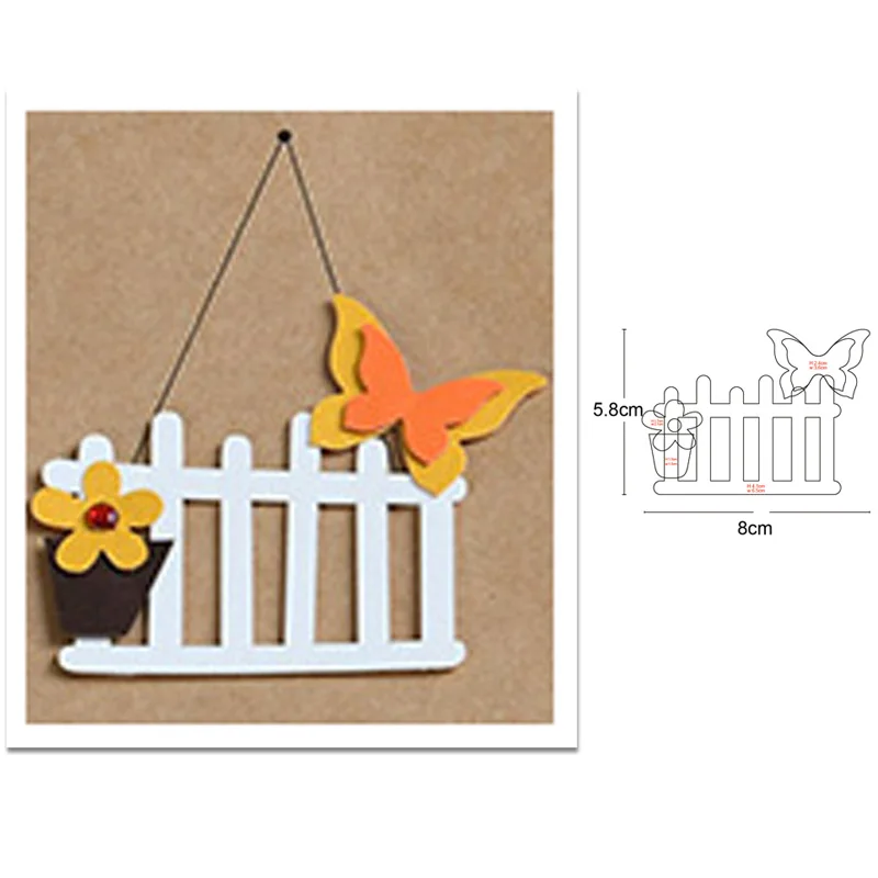 Металлические штампы с изображением бабочки забор 2020 Новый штампованный шаблон