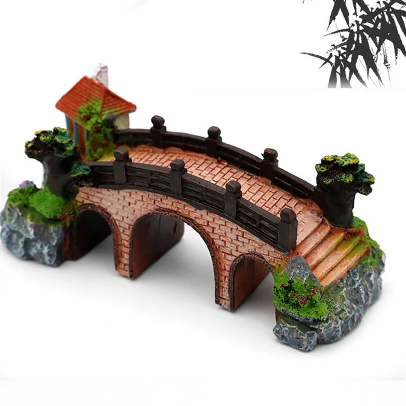 

3 различных размеров в винтажном стиле арки мост аквариума благоустройство украшения аквариум украшение для платформы фон инструмент