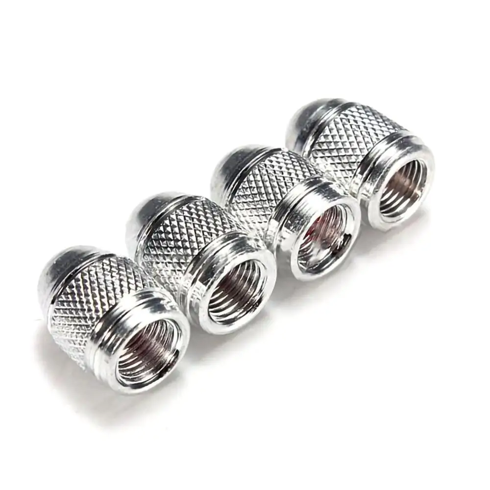 

4pcs Aluminum Bullet Car Truck Air Port Cover Tire Rim Valve Wheel Stem Caps New Car Styling Decoration Accessories