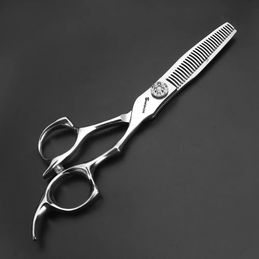 

6 inch sharp professional hairdressing hair cut scissors for barbershop japan 440c steel haircut cutting shear thinning scissors