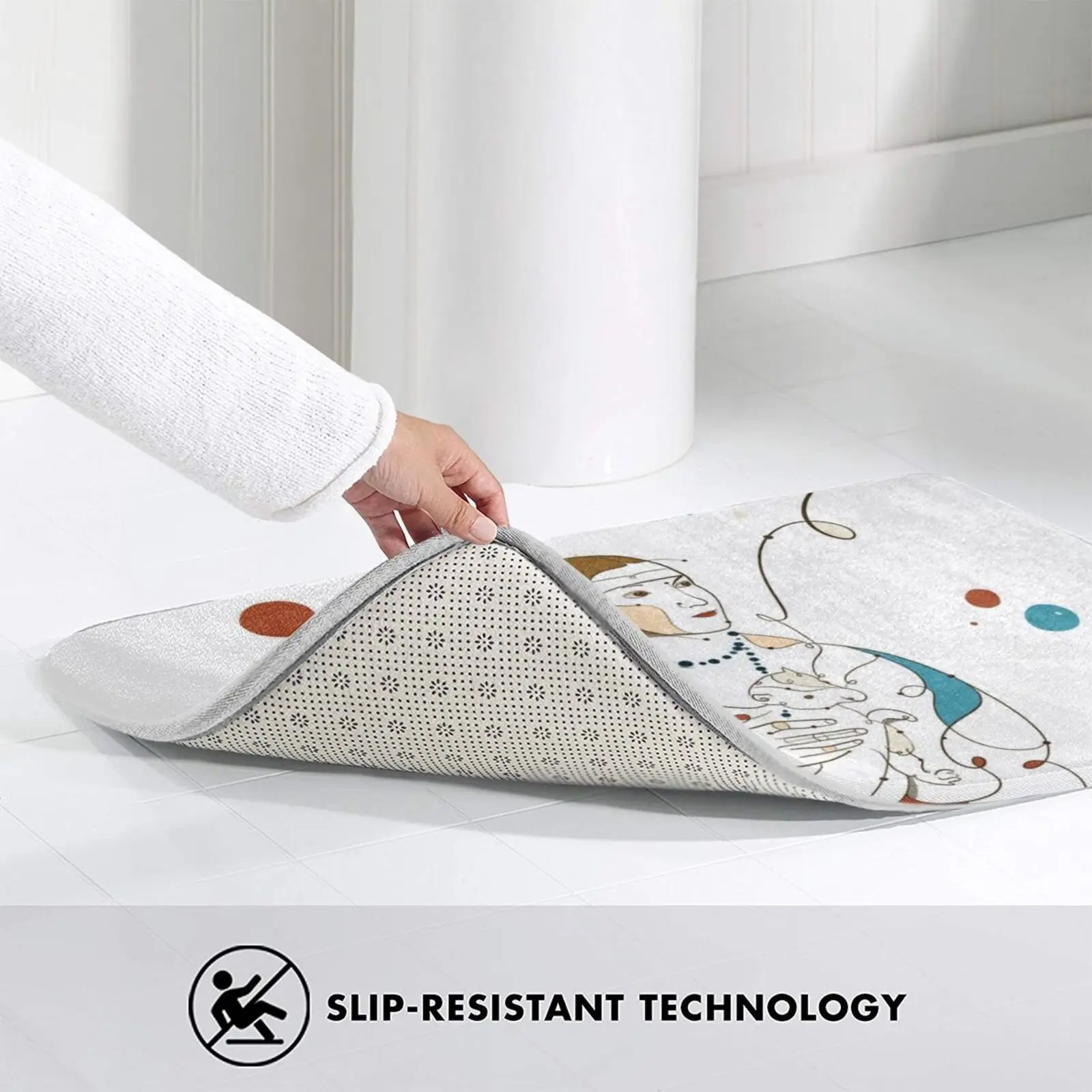 Женский коврик с Ermine подушка мягкая дама леди известная картина минимальная