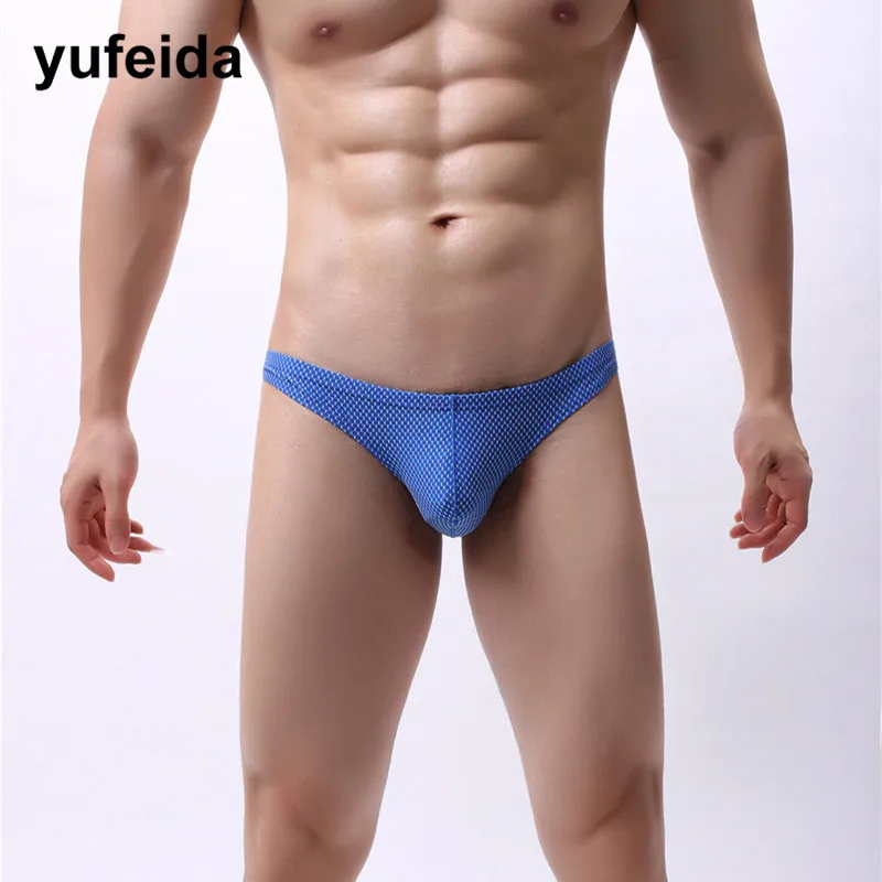 Новое модное мужское нижнее белье сексуальные мужские плавки с бантами Дышащие