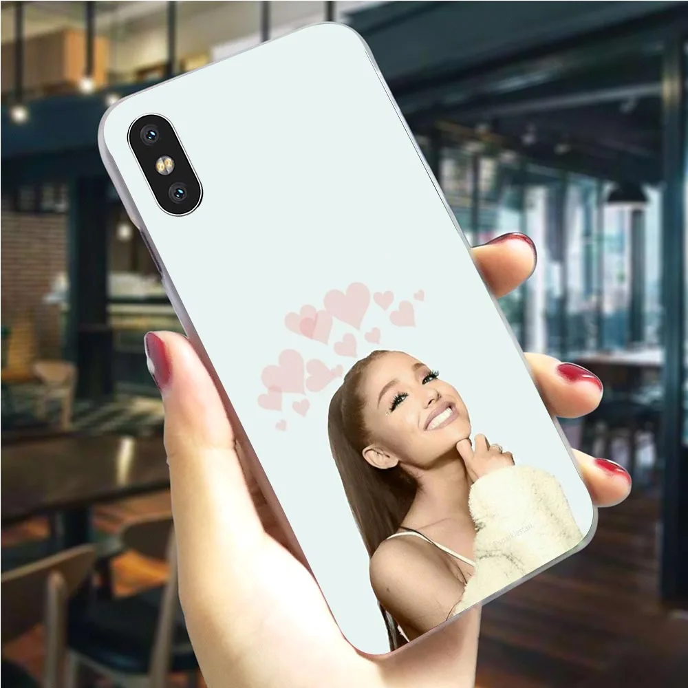 K2522007 Чехол для телефона с рисунком Ariana Grande чехол для iPhone 6 5 5S SE 6 S/6 6S Plus 7 8/7 8 Plus X XS XR Xs Max, Жесткий Чехол - Цвет: K2522007