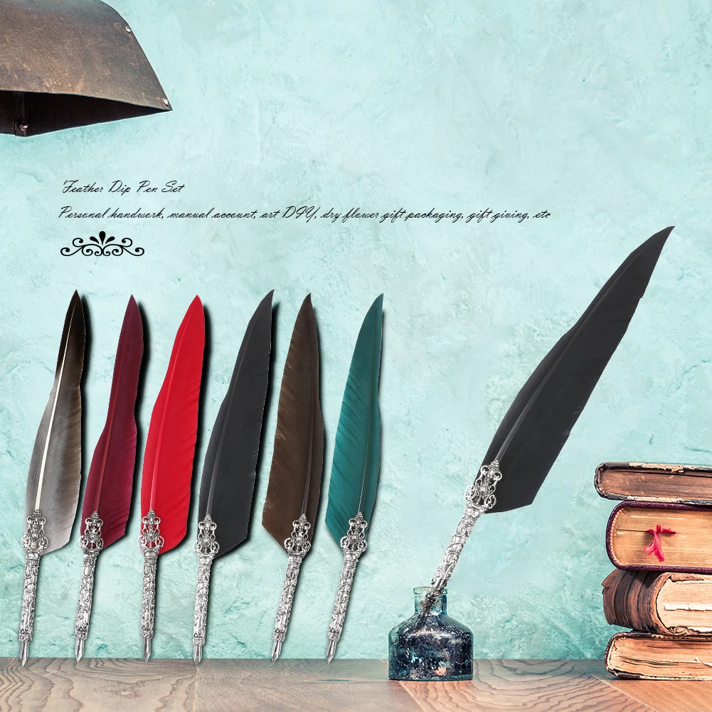 Ручка перьевая для каллиграфии набор чернил письма сделай сам восковая печать