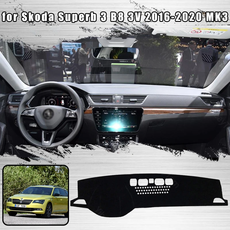 

Коврик для приборной панели Skoda Superb 3 B8 3V 2016-2020 MK3