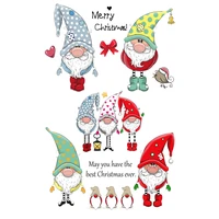 daboxibo dwarf santa clear stamps mold for diy scrapbooking cards making decorate crafts 2020 new arrival
