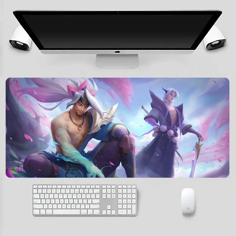 

LOL Keyboards Mat Rubber Gaming mousepad Desk Mat Desk Table Protect Game Office Work Mouse Mat pad X XL Non-slip