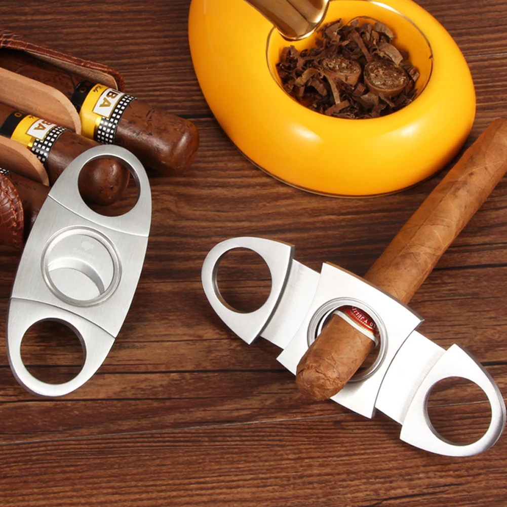 Металлический нож для сигар COHIBA карманный ремешок из нержавеющей стали резки