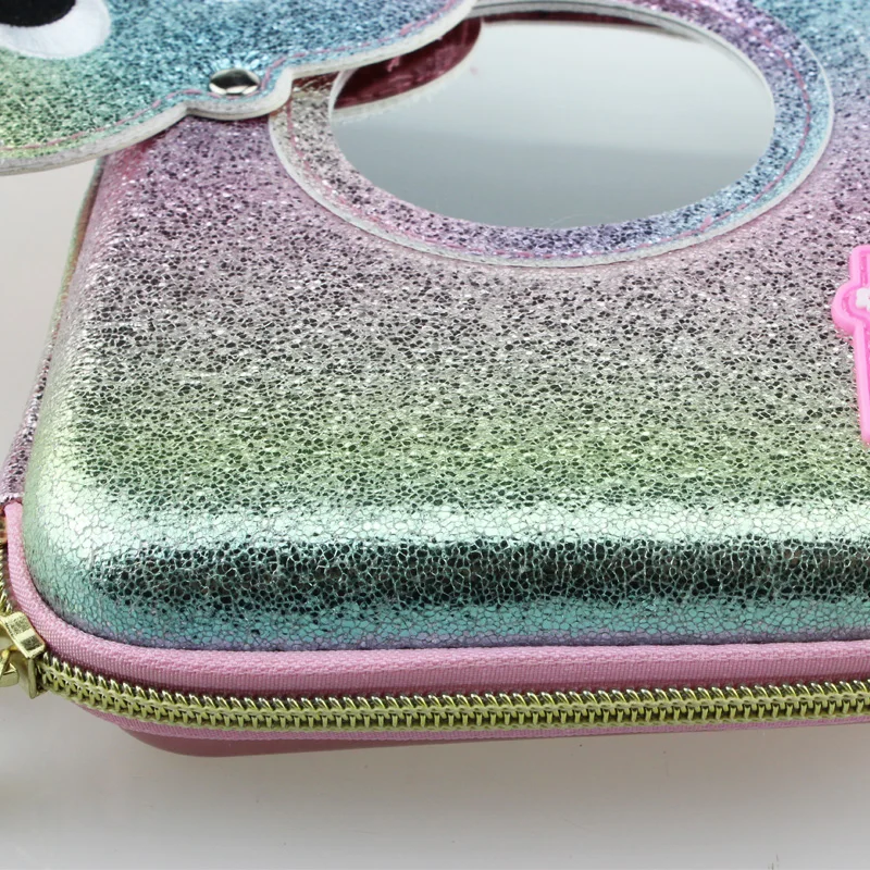 Kawaii красивый Карандаш Чехол для девочек школьный пенал ручек зеркало сумочка и