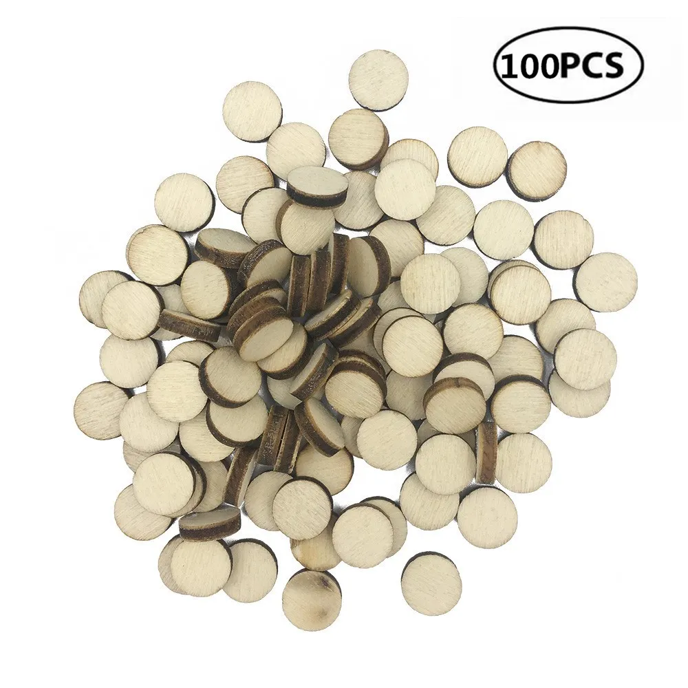 100 шт. 10 мм 0 39 дюйма необработанные предварительно просверленные деревянные