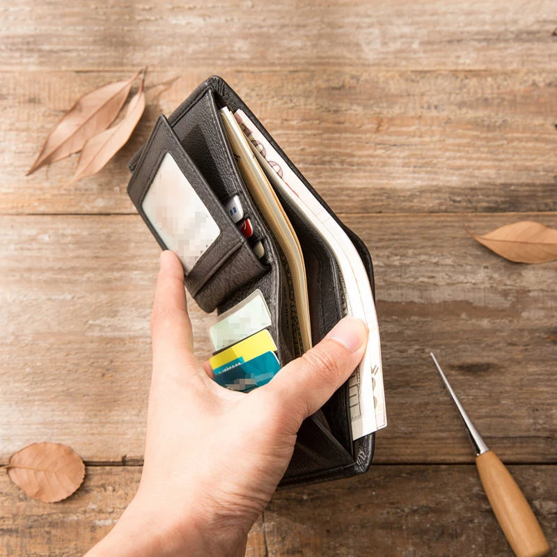 Новые кошельки из натуральной кожи визитница держатель для кредитных карт