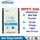 Контроллер заряда EPever MPPT 20A 12 В 24 В подсветка LCD Max 100 в контроллер солнечной панели двойной USB 5 В выход Triron2210N UCS DS2