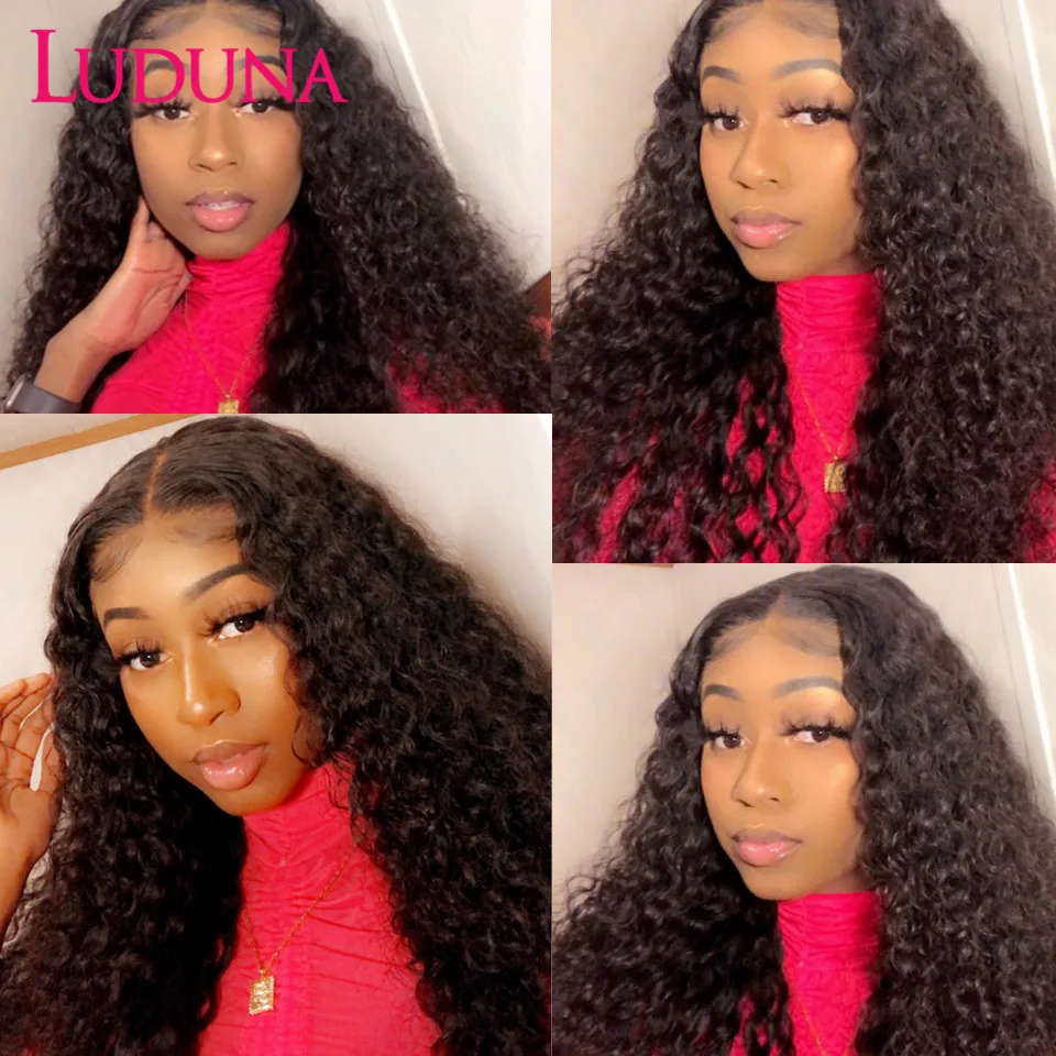 Luduna волна воды 360 кружевное фронтальное закрытие предварительно выщипанные