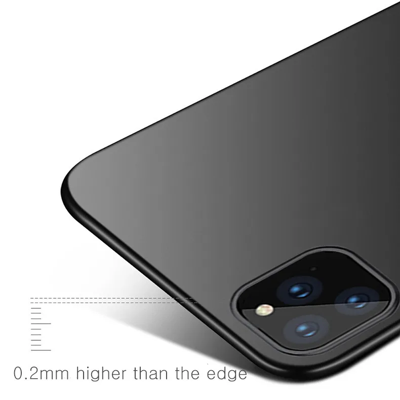 Чехол для iPhone 11 Pro, чехол для iPhone11, шт., задняя крышка, чехол с логотипом 5,8, 6,1, 6,5 дюймов, 11 pro max, Жесткий Чехол