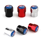 Мини шестигранной автомобильный колпачок клапана на колесе вентиля покрышек легковых заглушки с Auto эмблема для Toyota Avensis Corolla Prius Camry Vitz RAV4 Yaris