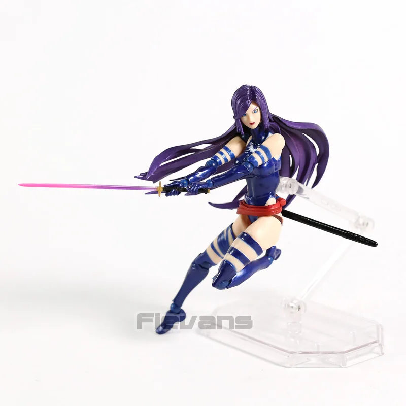 Экшн фигурка Psylocke из ПВХ Коллекционная модель игрушки серия револьтеч NO.010|Игровые фигурки и трансформеры| |