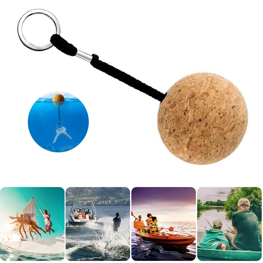 Брелок для ключей поплавок с пробковым шариком 50 мм водных видов спорта пляжа