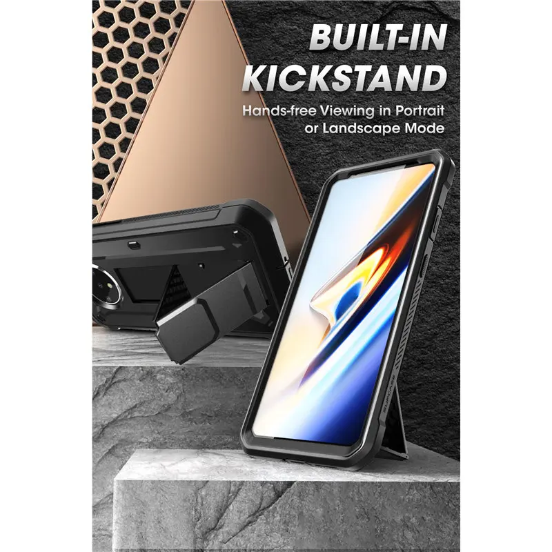 supcase for one plus 7t case ub pro heavy duty full body holster cover with built in screen protector for oneplus 7t 2019 free global shipping