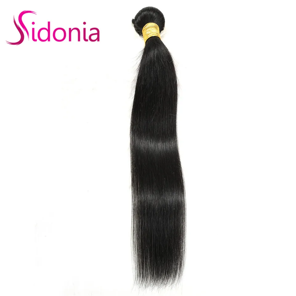 

Sidonia Hair Malaysia Human Hair Extensions Straight Hair Bundles Non-Remy Human Hair weaving 8-30 Inch Extensions