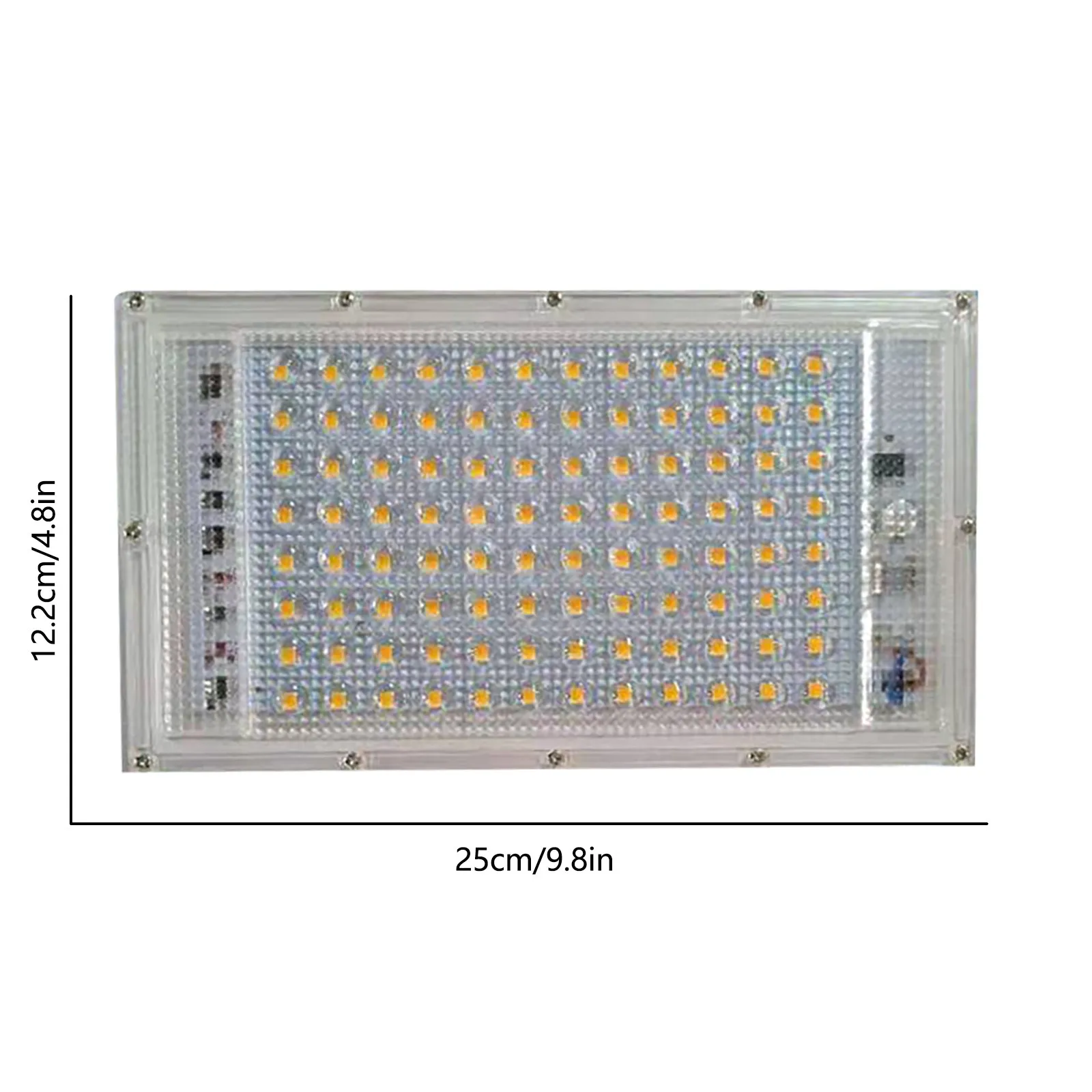 

100w Led Floodlight Ip66 Waterproof Outdoor Projector Flood Light 8000lm Led Reflector Spotlight Street Lamp Lighting 6500k#g35