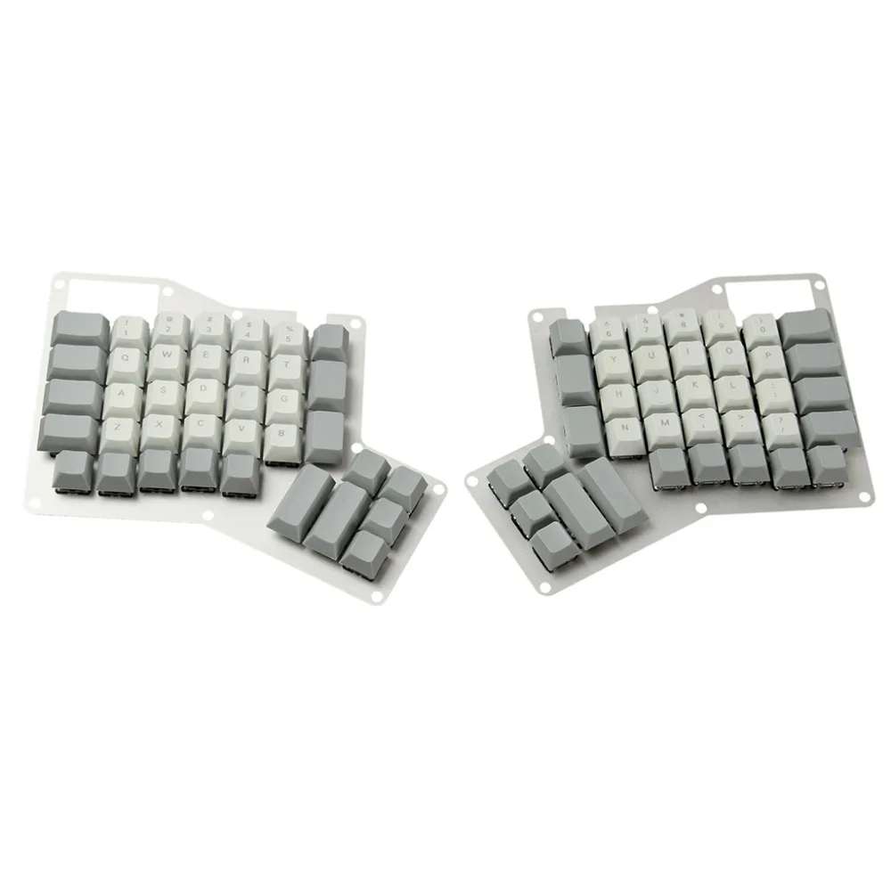 cherry profile ergo thick pbt blank printed ergodox keycaps for mechanical keyboard diy keycap set for ergo ergodox free global shipping