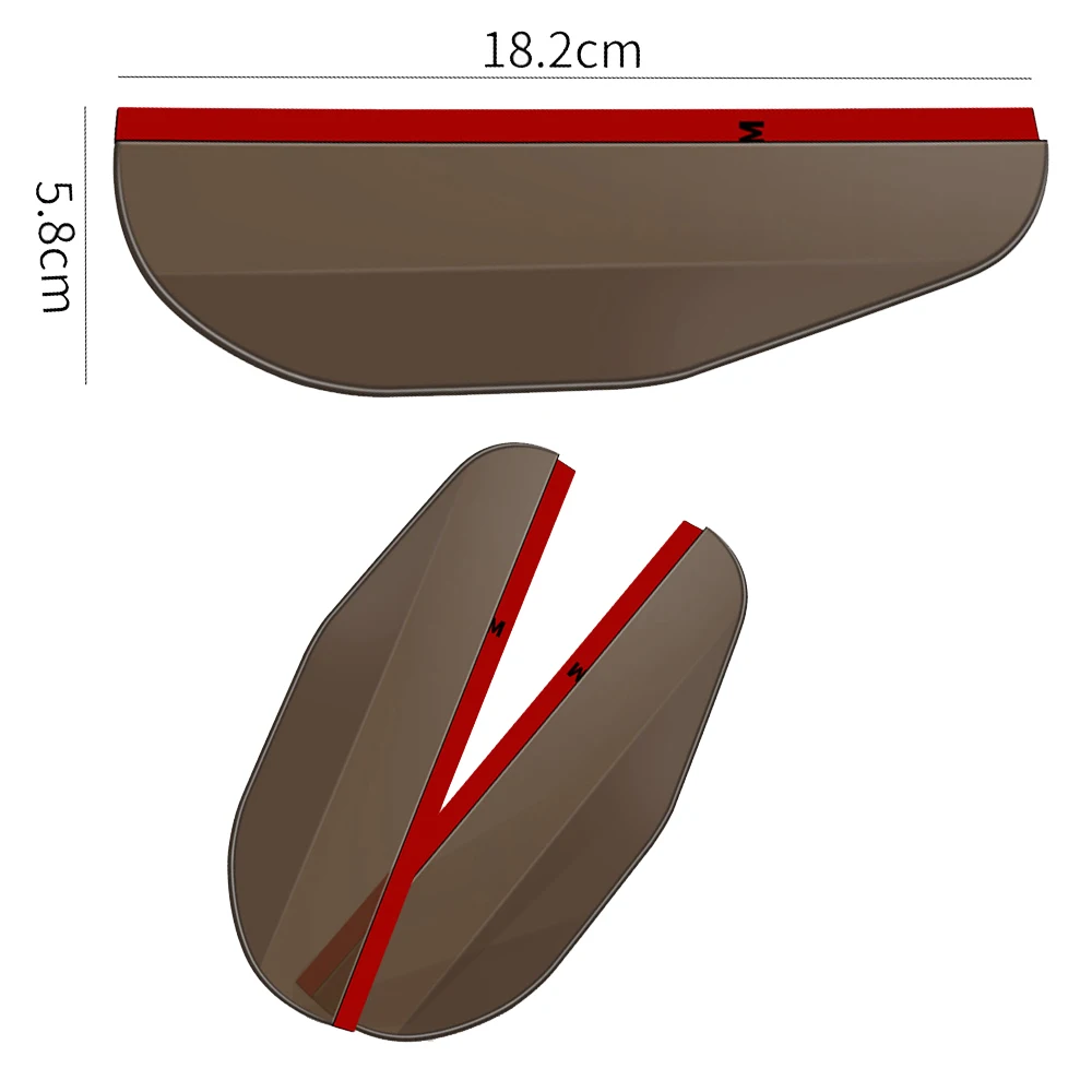 Универсальное автомобильное зеркало заднего вида Erick's Wiper козырек от дождя