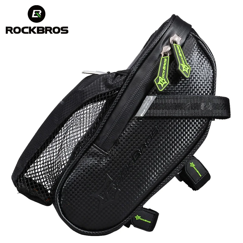ROCKBROS велосипед задний мешок с карман для бутылки водой фонарь велосипеда